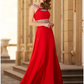 A-Line Evening Gown Sparkle & Shine Dress Party Wear Floor Length Sleeveless Halter Chiffon