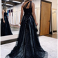 A-Line Prom Dresses Color Block Dress Formal Sweep / Brush Train Sleeveless One Shoulder Tulle Backless