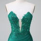 Classy Bodycon Strapless Pleated Short Homecoming Dress with Beading Sexy