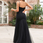 Wedding Dresses V Neck Tulle Sequined Sleeveless Casual Sexy with Sequin