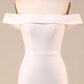 Mermaid Off The Shoulder Wedding Dress with Bow Fishtail skirt