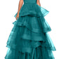 A-Line Sweetheart Ruffles Ball Gown Prom Dresses For Evening Party Off Shoulder