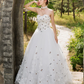 Ball Gown Wedding Dresses Sweetheart Neckline Floor Length Lace Tulle Sleeveless with Lace Appliques