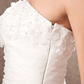Ball Gown A-Line Wedding Dresses Strapless Court Train Organza Sleeveless Off Shoulder