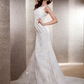 Wedding Dresses Scoop Neck Lace Tulle Sleeveless Long