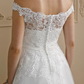 Ball Gown Wedding Dresses Off Shoulder Court Train Lace Tulle Cap Sleeve Country Glamorous See-Through Plus Size Backless with Sashes Ribbons Bow(s)