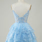 Cute Black A Line Sparkly Sequin Tiered Corset Short Homecoming Dress Beautiful