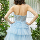 Trendy A-Line Sweetheart Pink Short Homecoming Dress with Ruffles Off Shoulder