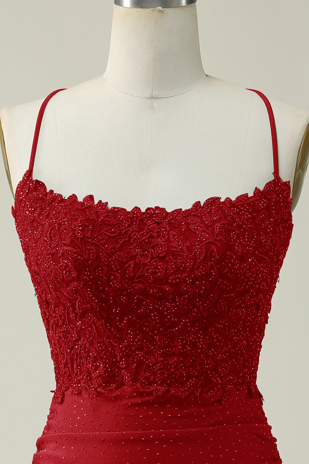 Sheath Spaghetti Straps Short Homecoming Dress with Appliques Sexy