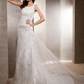 Wedding Dresses Scoop Neck Lace Tulle Sleeveless Long