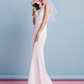 Wedding Dresses Jewel Neck Floor Length Chiffon Lace Regular Straps Floral Lace with Lace Sash