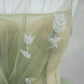 A-shaped tight fitting corset with sage green chiffon on the back long adult dress Sage Prom Dress