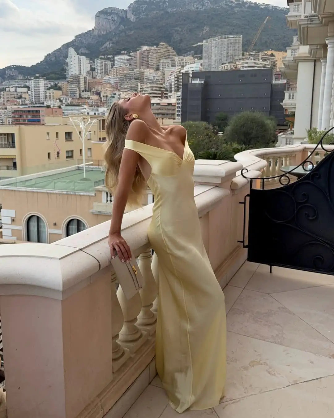 Elegant Mermaid Off the Shoulder Satin Maxi Dress Charming Party Evening Gowns Sexy Formal Prom Dress