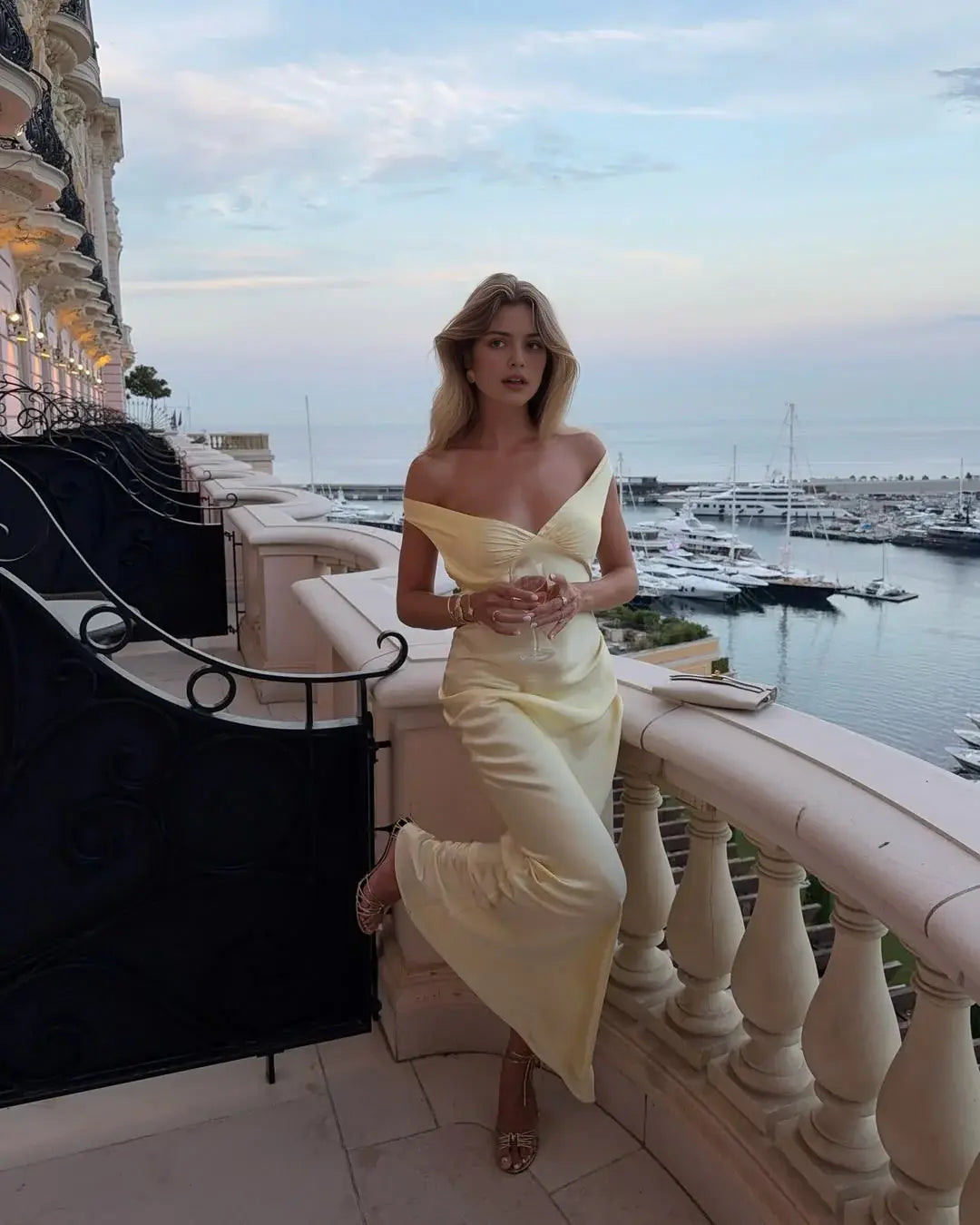 Elegant Mermaid Off the Shoulder Satin Maxi Dress Charming Party Evening Gowns Sexy Formal Prom Dress