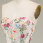 A-Line/Princess Sweetheart Strapless Floor-Length Floral Evening Dress With Embroidery Beautiful