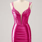 Gorgeous Golden Bodycon Corset Short Metallic Homecoming Dress with Sequins Sexy Party Dress