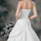 A-Line Wedding Dresses Sweetheart Neckline Court Train Satin Taffeta Strapless with Ruched