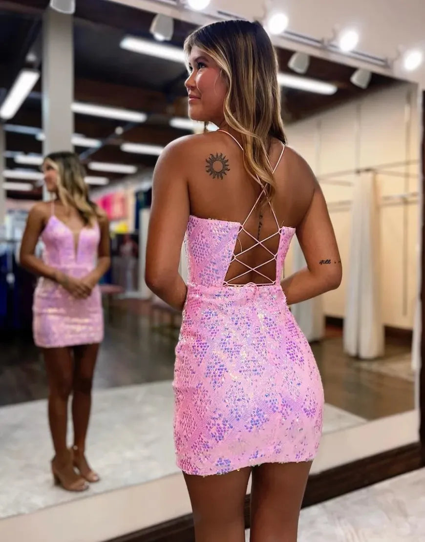 Corset Black Glitter Mini Tight Party Dress Short Sexy Sparkly