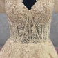 Gorgeous Tulle Tiered Off The Shoulder Gradient Prom Dress With Appliques Beautiful