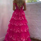 Gorgeous Gold A-Line Off The Shoulder Lace Up Long Prom Dress