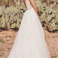 A-Line/Princess V-Neck Floor-Length Wedding Dress Sexy