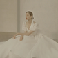 A-Line Wedding Dresses Scoop Neck Ankle Length Organza Short Sleeve Country Simple Little White Dress