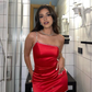 Xiaopinwu Charming Sheath One Shoulder Short Prom Dress Lovely Homecoming Dress Chic Birthday Party Dress