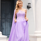 Hot Selling Purple One Shoulder Prom Dresses Zipper Up With Bead Sexy Evening Dresses