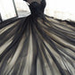 Elegant High Neck Prom Dress Black Formal Dress A Line Floor Length Evening Dress