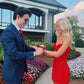 Red Strapless Sheath Simple Homecoming Dress Short Sexy Party Dress Formal Dress