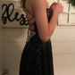 Sparkly A-Line Sequined Sleeveless Short Prom Dress Lovely Homecoming Dress Charming Birthday Party Dress