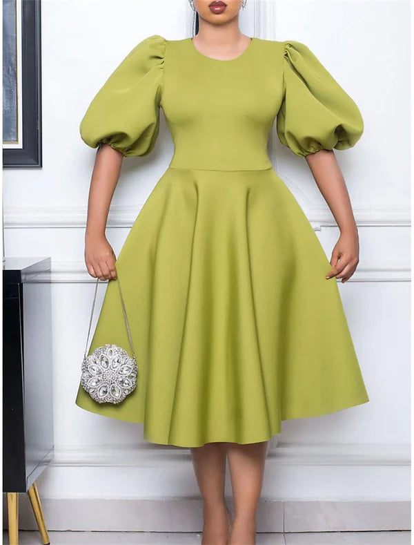 Ruched Crew Neck Short Sleeve Midi Dress Birthday Vacation Black Party Dress Cocktail Dress White