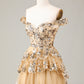 Sparkly Black Pink A-Line Corset Tiered Short Homecoming Dress Sexy
