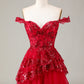 Sparkly Black Pink A-Line Corset Tiered Short Homecoming Dress Sexy