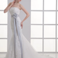 Wedding Dresses Strapless Chapel Train Lace Satin Strapless with Sashes Ribbons Bow(s)