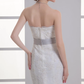 Wedding Dresses Strapless Chapel Train Lace Satin Strapless with Sashes Ribbons Bow(s)