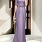 Sheath/column hallucination collar to floor length mother of the bride dress Beautiful
