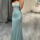 Sparkly Mermaid Long Sequins Prom Dress With Appliques Sexy Evening Dresses