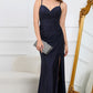 Mermaid Spaghetti Straps Dark Green Long Prom Dress with Beading Sexy Evening Dresses