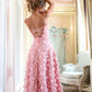 A-Line Sweetheart Prom Dress Long Formal Dress Off Shoulder Prom Dresses With Slit