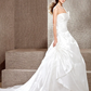 Princess A-Line Wedding Dresses One Shoulder Cathedral Train Taffeta Sleeveless