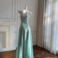 Pretty A Line Spaghetti Straps Long Formal Prom Dress Elegant Evening Gown Lovely Party Dress