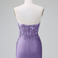 Classy Bodycon Strapless Pleated Short Homecoming Dress with Beading Sexy
