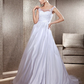Ball Gown A-Line Wedding Dresses Scoop Neck Lace Tulle Sleeveless Beautiful