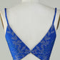 Royal Blue Beaded Spaghetti Straps Tight Homecoming Dress Sexy
