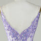 Glitter Purple Corset Tight Homecoming Dress With Appliques Short