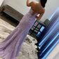 Mermaid Sweetheart Side Slit Long Prom Dress with Appliques Off Shoulder