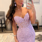 Mermaid Sweetheart Side Slit Long Prom Dress with Appliques Off Shoulder