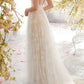 Sexy A Line Formal Attire With Lace V-neck Long Prom Dress Beautiful Evening Dress