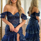 Gorgeous Off The Shoulder Mermaid Glitter Prom Dress With Appliques